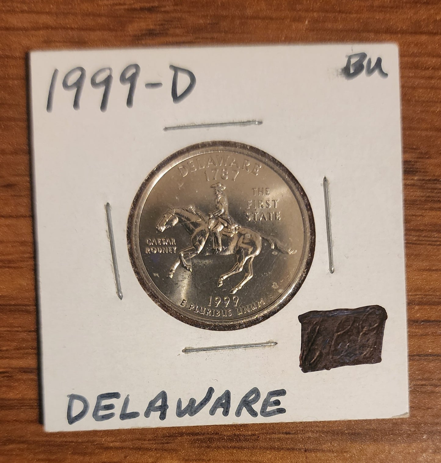 1999-D Washington Delaware Quarter in BU condition!