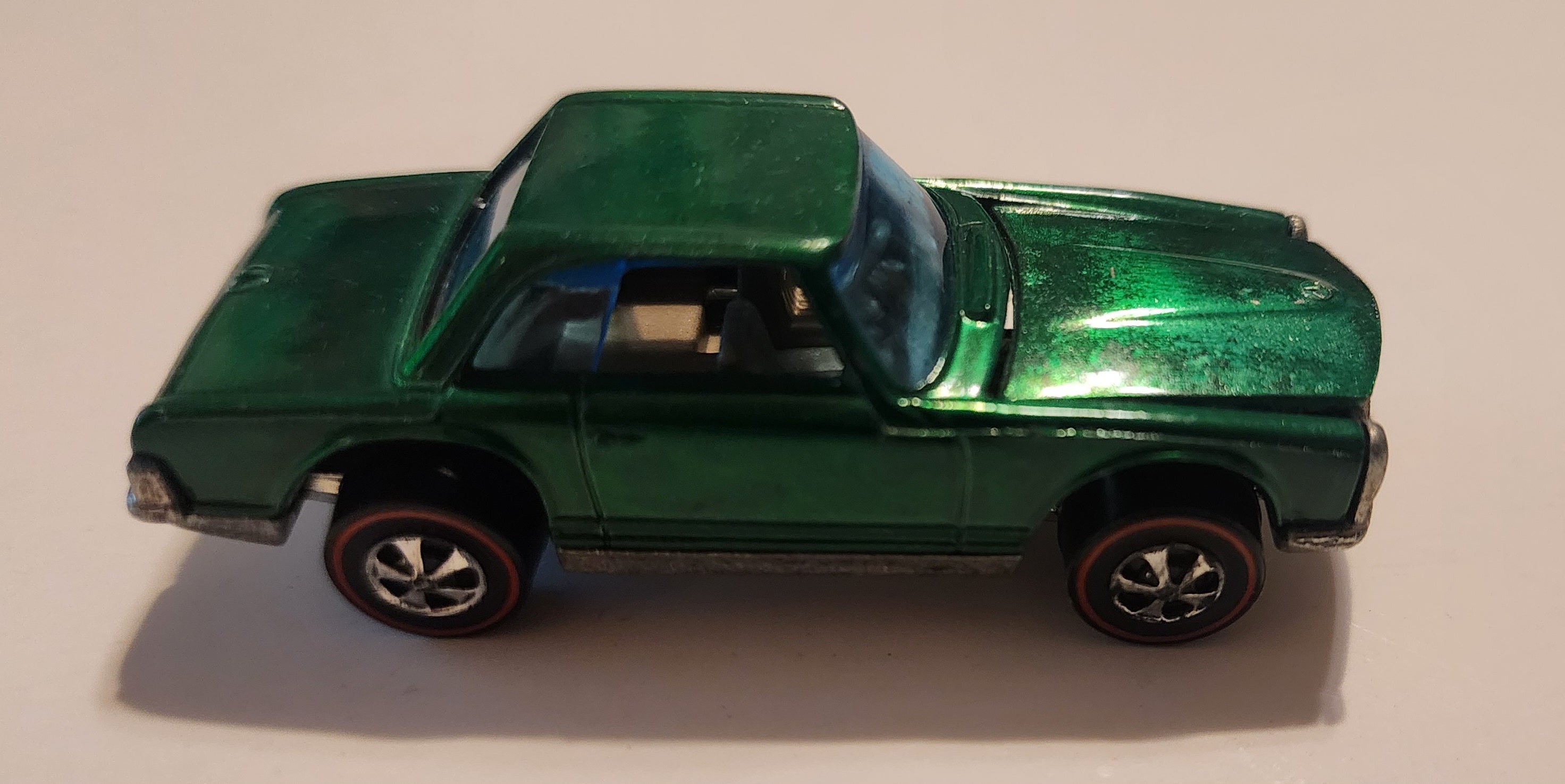 1969 Hot Wheels Redline Mercedes Benz 280SL Green – Fuzz